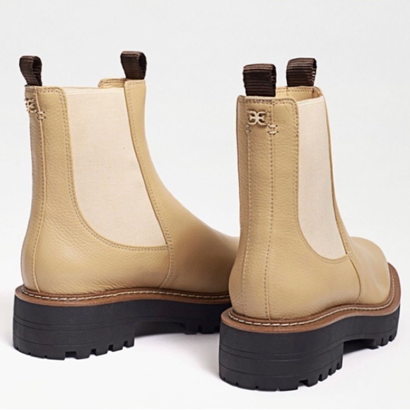 NEW! Sam Edelman Sesame Leather Laguna Chelsea Boot - Size 5 - Picture 6 of 16